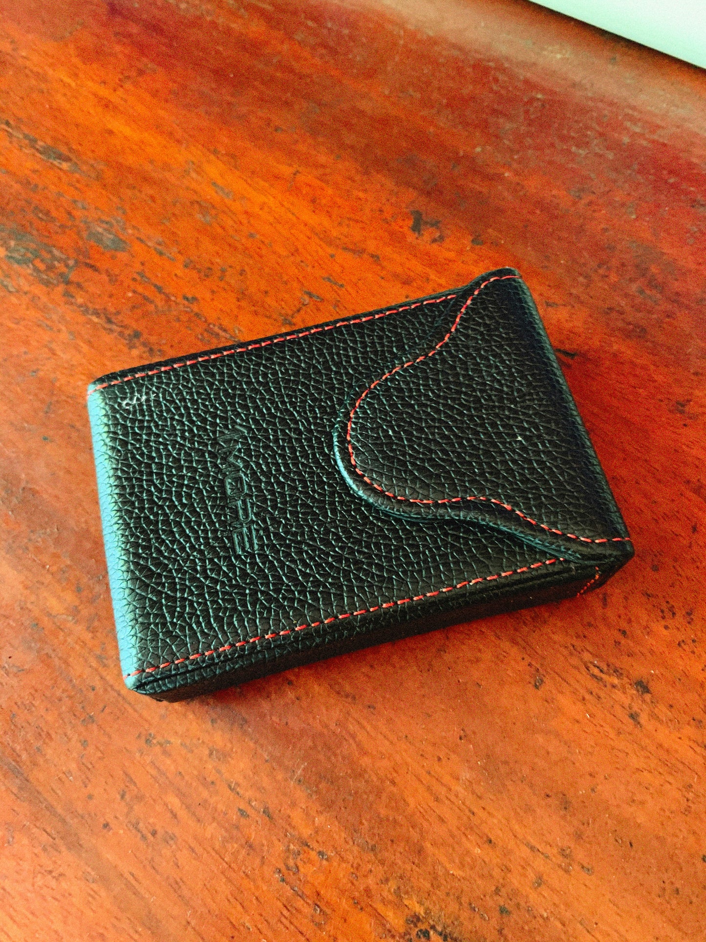 Slim Leather Business Card Holder